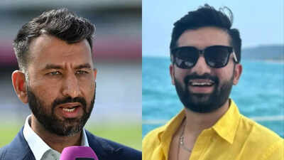 Cheteshwar pujara and brother in law jeet pabari.jpg