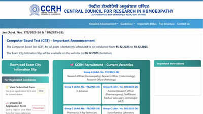 Ccrh issues city intimation slip for 2025 group a b c recruitment exams.jpg