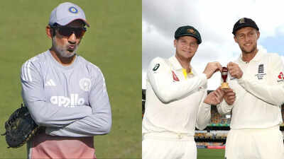 Team india coach gautam gambhir and australia and england skippers.jpg