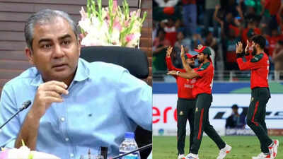 Pcb chief mohsin naqvi and bangladesh cricket team.jpg