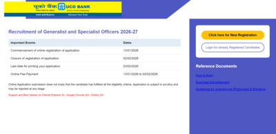 Uco bank so recruitment 2026 27 registration underway for 173 posts direct link to apply here.jpg