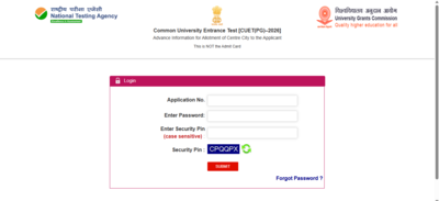 Cuet pg 2026 city intimation slip released at examsntanicin.jpg