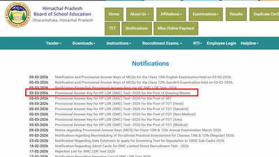 Hpbse uploads smc ldr test 2026 answer keys objections accepted until march 7.jpg