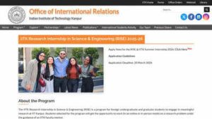 Iitk invites foreign students to apply for rise 2026 research internship programme.jpg