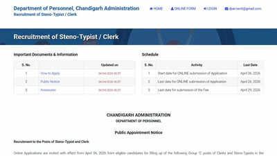 Chandigarh clerk recruitment 2026.jpg