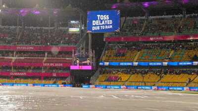 Heavy showers delay the toss pti photo.jpg