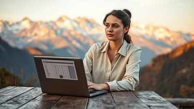 Quiet vacationing when time off stays half online.jpg