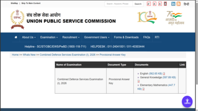 Upsc cds 1 answer keys 2026 released.jpg