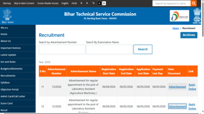 Bihar btsc lab assistant recruitment 2026.jpg