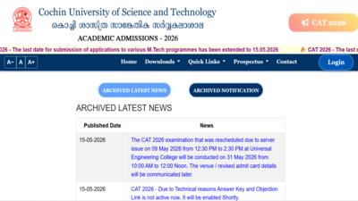 Cusat cat provisional answer key 2026.jpg