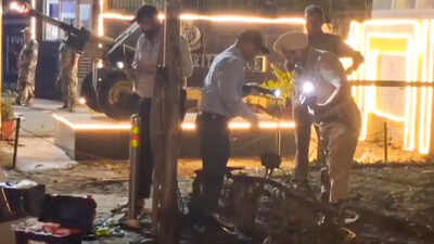 Scooter fire near bsf headquarters in punjabs jalandhar triggers panic police probe underway.jpg