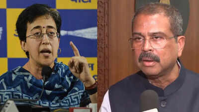 Atishi slams education minister dharmendra pradhan over limited bank options on portal.jpg