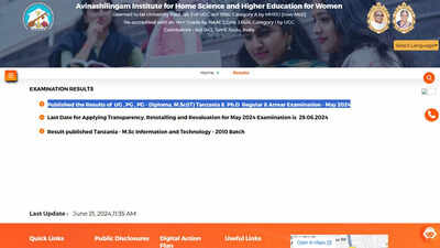 Avinuty releases aprilmay 2026 ug and pg semester results on e campus portal for students.jpg
