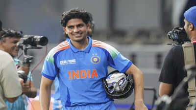 Dubai india39s shubman gill after winning the one day international odi cricke.jpg