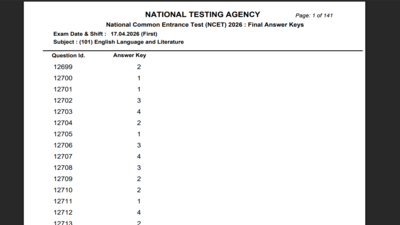 Ncet final answer key 2026 released.jpg
