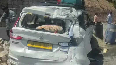 Ramban jammu and kashmir jun 09 ani a view of the damaged car after it was.jpg