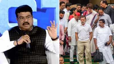 Dharmendra pradhan attacks rahul gandhi on congress39 protest outside pm modi39s residence.jpg
