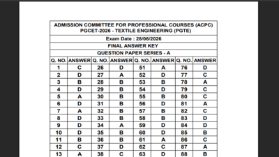 Gujarat pgcet answer key 2026 released at acpcgujaratgovin.jpg