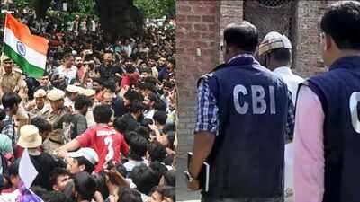Protest against neet ug paper leak was held at jantar mantar.jpg