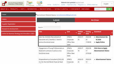Spmcil assistant manager recruitment 2026.jpg
