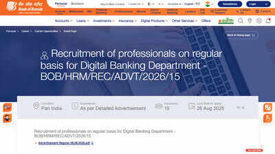 Bank of baroda so recruitment 2026 begins for 206 specialist officer posts.jpg