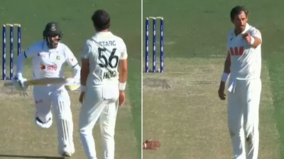 Mitchell starc and bangladesh all rounder mehidy hasan miraz.jpg