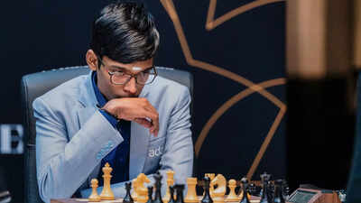 Toronto grandmaster r praggnanandhaa during round 6 match against grandmaster n.jpg