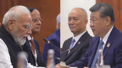 Pm modi holds bilateral meet with chinese president xi jinping on sidelines of brics summit.jpg