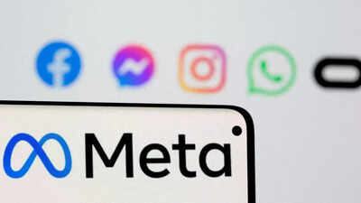 File photo facebooks new rebrand logo meta is seen on smartphone in this illustration picture.jpg