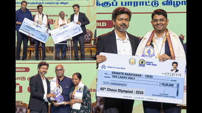 Tamil nadu chief minister c joseph vijay honoured the states chess players special arrangements.jpg